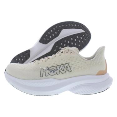 Imagem de HOKA ONE ONE Tênis feminino Mach 6, Eggnog/Vanilla, 36