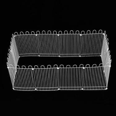 Imagem de Yctze Cercadinho Pequeno de Cerca de Hamster de 12 Peças Com Fivela de Plástico de 28 Peças - Ideal para Cobaias, Coelhos e Ouriços para Brincadeiras Internas e Externas