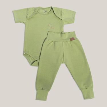 Imagem de Conjunto Body Basic Manga Curta e Mijão - 2 Peças Cheirinho de Neném -