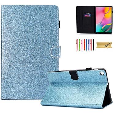 Imagem de Capa Dteck para Samsung Tab a 10.1 2019", Galaxy Tab A 10.1 Case 2019 SM-T510, Capa protetora magnética de couro premium fina e leve para Samsung 10.1 polegadas Tab A 2019,, 01_ Blue