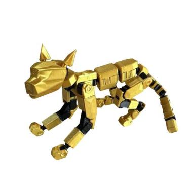 Imagem de Modelo de PVC impresso em 3D do boneco de ação Robot Dog Lucky T13 - M