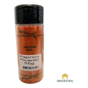 Imagem de Páprica Picante - Pote - 55g - Armazém Real - Uso Culinário