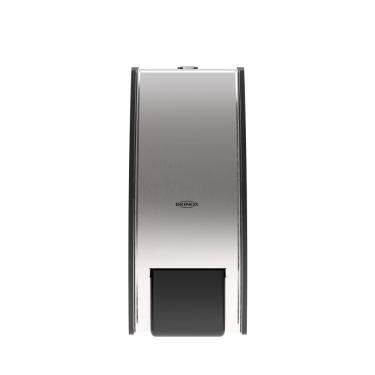 Imagem de Dispenser Parede Sabonete Álcool Gel Brinox Decorline 800ml Inox Preto 