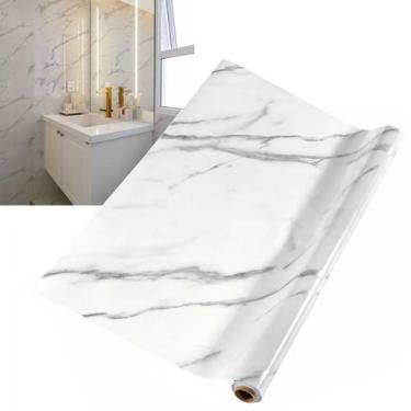 Imagem de Papel Parede Adesivo Decorativo Marmore Flexiel Cozinha Banheiro Quart