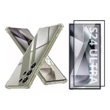 Imagem de Capa Capinha Case + Película de Cerâmica para Samsung Galaxy S24 Ultra