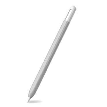 Imagem de Capa protetora de silicone para Apple Pencil Pro cor contrastante (cinza)