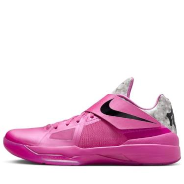 Imagem de Nike Tênis de basquete masculino Zoom KD 4, Pinkfire II/Preto, 39