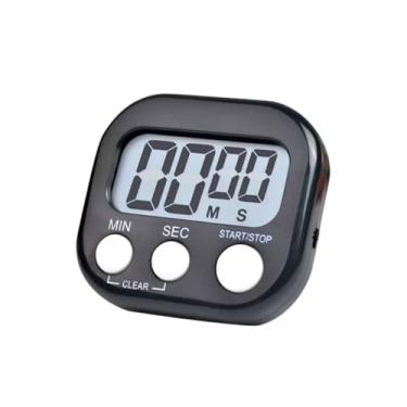 Imagem de Relógio Digital Mini para Cozinha, Temporizador de Mesa, Temporizadores de Rega, Timers Internos de Fogão, Temporizadores de chá - Cores Sortidas 1 Pilha AAA (não inclusa)
