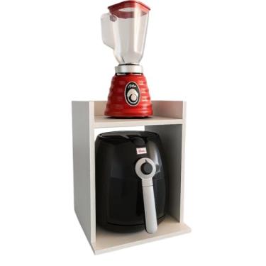 Imagem de Suporte Para Airfryer, Sanduicheira e Bebedor 35x35x46 Branco