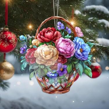 Imagem de Acrílico colorido, apanhador de sol, decoração de janela suspensa de coruja, arte de parede de arco-íris, para sala de estar, quarto, varanda, interior e exterior, jardim, enfeites de Natal 19 x 19 cm