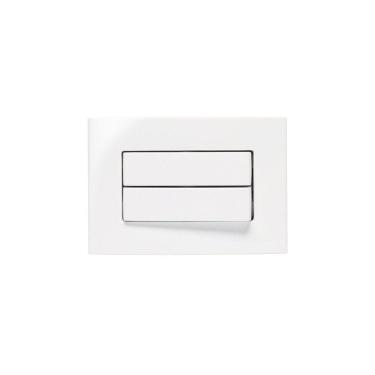 Imagem de Placa Para Móveis 65x45 Com Interruptor Duplo Simples Margirius Sleek 10a Branca