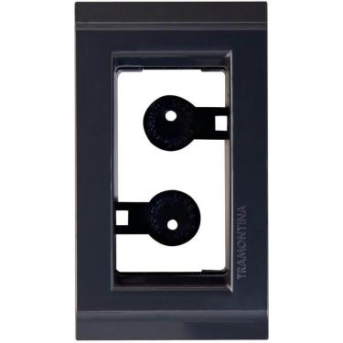 Imagem de Placa Para Móvel 1 Posto Tramontina Liz Grafite Tramontina