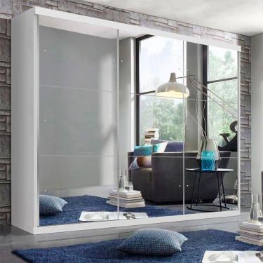 Imagem de Guarda Roupa 3 Portas 4 Gavetas E 9 Espelhos Minastex
