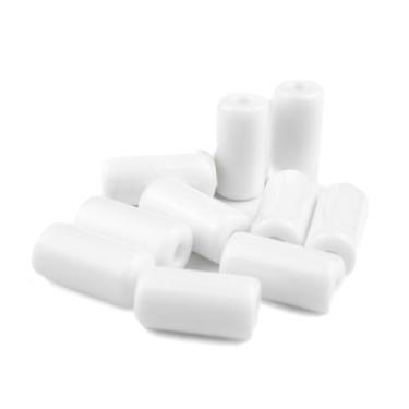 Imagem de Kit 10 Firmas Guia 22 mm Branca Leitosa + Presente