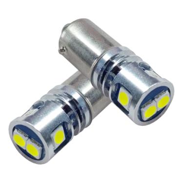 Imagem de DUSCOKE Lâmpada LED super brilhante para carro 12V 24V, 3030 5-SMD 53 57 BA9 BA9S T4W 1891 1895 1889 64111 Lâmpadas de substituição interior automotiva para caixa de luvas de mapa cúpula painel de