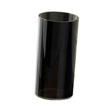 Imagem de WeiLaiKeQi Vaso cilíndrico alto, vaso decorativo de chão para plantas hidropônicas, Altura 20cm