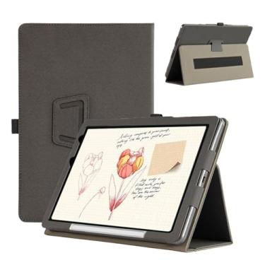 Imagem de Capa para X PPen Magic Note Pad 10,95 polegadas, capa para tablet KONXISA com adsorção magnética, capa protetora dobrável de couro PU com suporte para caneta, capa de proteção para tablet, preta