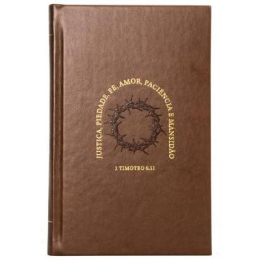 Imagem de Bíblia NVI, Letras de Jesus Em Vermelho, Couro-Soft Marrom Sobre Capa 