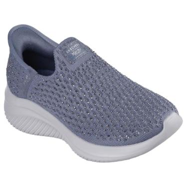 Imagem de Skechers Sport Women's Tênis feminino Martha STEWAR Ultra Flex 3.0-Dazzling Hands Free Slip-INS, Slate=SLT, 39, Ardósia = slt, 38
