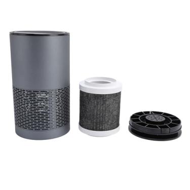 Imagem de Jopwkuin Purificador de Ar de Carro Eficiente, Pequeno, Portátil, Limpador de Ar de Mesa para Quarto de Casa Com Cabo USB para Fumantes de Carro, Poeira, Pólen, Remoção de Pêlos de Animais de