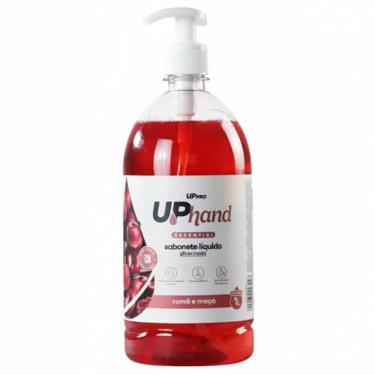 Imagem de Sabonete Líquido Glicerinado UPPro Romã e Maçã 1L com Pump Dispenser