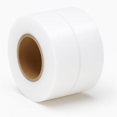 Imagem de Mandala Crafts Fita de bainha fusível branca de 3/10.2 cm, 50 metros - Tecido dupla face, sem costura, adesivo de fusão de ferro na fita de bainha para calças, cortinas e roupas