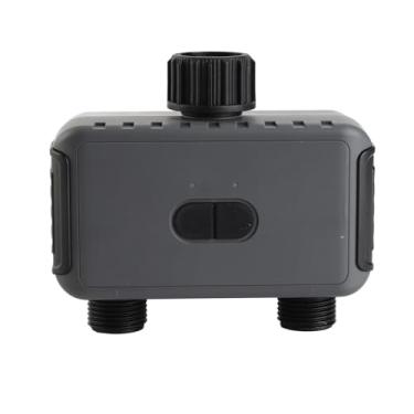 Imagem de Snsowed Temporizador Inteligente de Aspersão de água, 2 Zonas Programáveis ​​independentes, Retardo de Chuva, IP55 à Prova D'água e Resistente a UV, Com APP e Controle de Assistente de (Plugue UE)