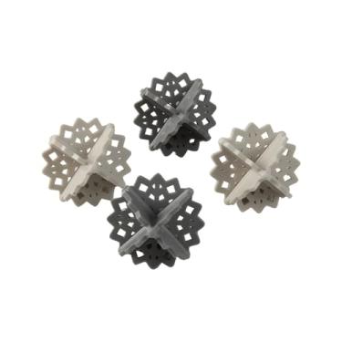 Imagem de Kit 4 Esferas Bolinhas Bate Roupas Lavar Roupas Tira Fiapo