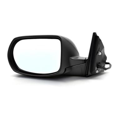 Imagem de Aspaton Conjunto de espelho lateral esquerdo do motorista compatível com 2017-2022 CR-V retrovisor de porta lateral dobrável manual e alimentação HO1320317 76258-TLC-B01 preto (3 pinos)