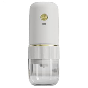 Imagem de Moedor de Café Recarregável ON-UD121 com Mós de Cerâmica, Ajuste de Moagem Fina ou Grossa, Motor Silencioso 13W, Bateria 1000mAh, USB-C, Compacto e Portátil para Café Fresco