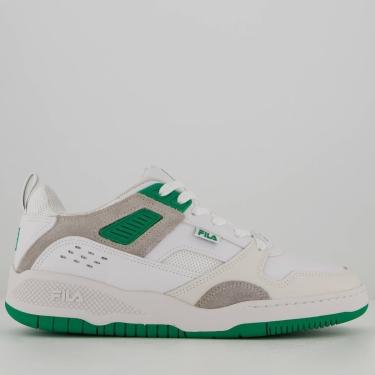 Imagem de Tênis Fila Corda BR Branco e Cinza-Masculino