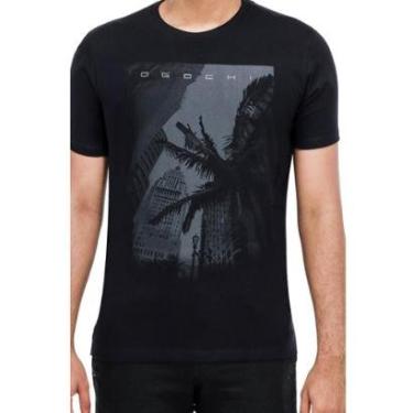 Imagem de Camiseta Ogochi Manga Curta Masculina 006533044 Preta-Masculino