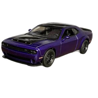 Imagem de Miniatura Carrinho de Ferro Dodge Challenger SRT Demon 1/40 ROXO