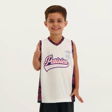 Imagem de Regata PSG Bark Infantil Branca