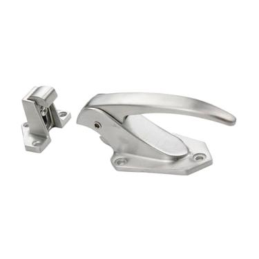 Imagem de ＫＬＫＣＭＳ Trava de porta de forno, embutida, industrial, de metal, para substituição em câmaras frigoríficas. Puxador para porta de forno ou, 5.6 Cm