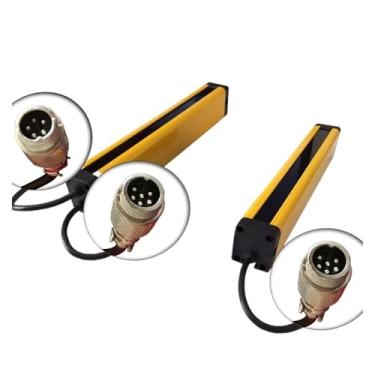 Imagem de SN-T4016J Cortina de Luz Infravermelha de Sincronização de Linha de Resolução de 40 mm 16 Feixes Sensor Sender Receiver Protector