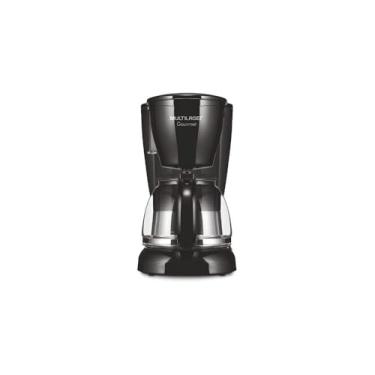 Imagem de Cafeteira Elétrica 30 Xícaras, 1200ml, 830W, 127V, Jarra de Vidro, Sistema Antigotejamento, Filtro Permanente, Preta, 23.5x28.5x16cm