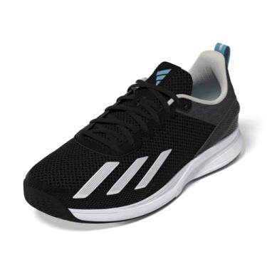 Imagem de adidas Tênis masculino Courtflash Speed, Preto/branco/preto, 40
