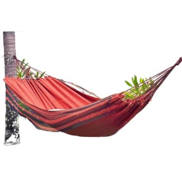 Imagem de Rede Dupla – EspaçOsa, ConfortáVel E DuráVel(Rede Descanso Laranja c/Preto)