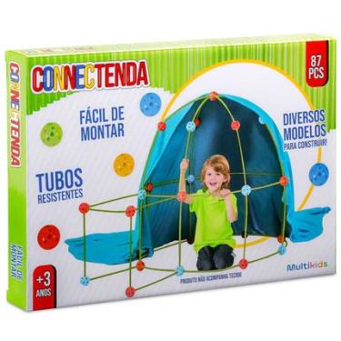 Imagem de Connectenda Com 87 Peças Construção com Tubos Multikids - BR1553OUT [Remanufaturado] BR1553OUT