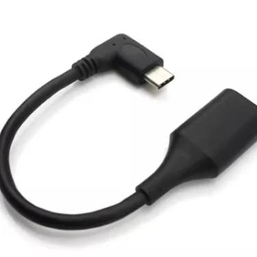Imagem de Cabo Adaptador Otg Usb Tipo C 3.1 X Usb Fêmea 90° Kit 5 Pçs
