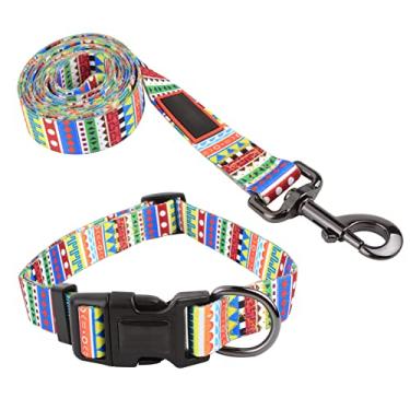 Imagem de Coleira retrátil para cachorro filhote - Tração de corda guia caminhada Grip resistente agradável corrida camping caminhadas atividades no quintal