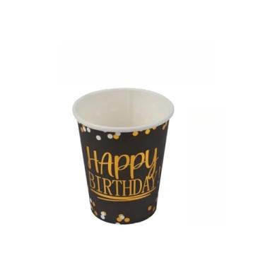 Imagem de CWPJUNDGP Festa de aniversário, copos de papel, pratos de papel, festivais descartáveis locais de festa temática, atmosfera de decoração, utensílios de mesa