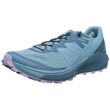Imagem de Salomon Tênis de corrida feminino Sense Ride 4 W Trail, Azul Delphinium/Azul Mallard/Lavanda, 10