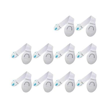 Imagem de Trava De Segurança Para Armário De Bebê Proteção Infantil Trava De Plá