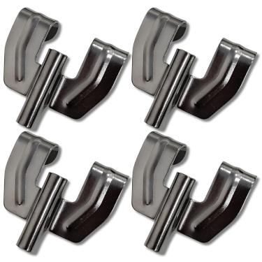 Imagem de Kit 4 Garra Para Bumbo Bateria Metal Cromado Hbg2 Hard Beat