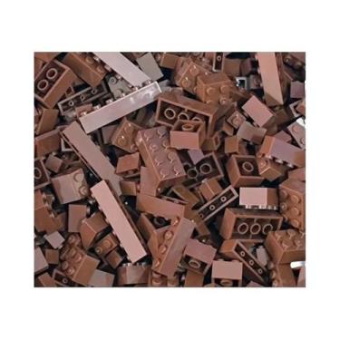 Imagem de Conjunto De Blocos De Montar Coloridos DIY 120 240PCS Blocos Clássicos