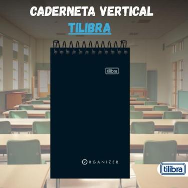 Imagem de Caderneta Vertical Tilibra Espiral 60 Folhas 305235 C/10