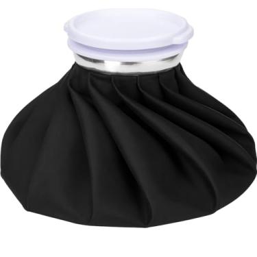 Imagem de Bolsa Térmica para Compressa de Gelo e Quente, 1.5L, Reutilizável, Ortopédica, PVC e Poliéster, 22.5x6.5x6.5cm (Preto)