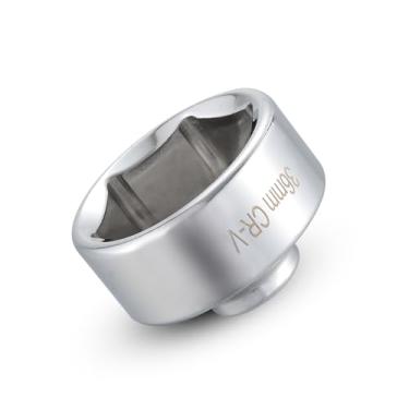 Imagem de SMOTIVEPRO Chave soquete de filtro de óleo de 36 mm, ferramenta de remoção de filtro de óleo para veículos Ford F250, BMW, Mini, Volvo, Audi, VW, Porsche